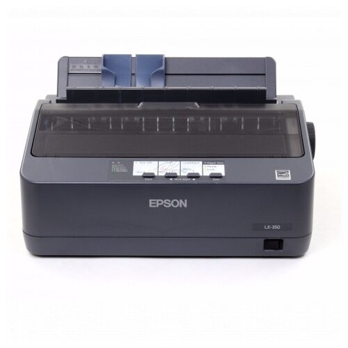 Принтер Epson LX-350 [c11cc24031/c11cc24032], матричная, черный